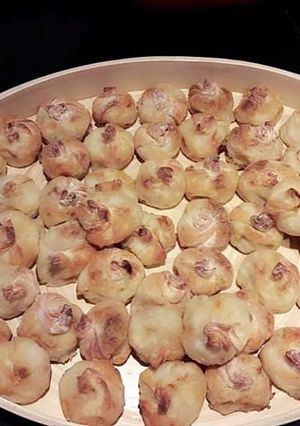 Una foto de Knichens de papas
