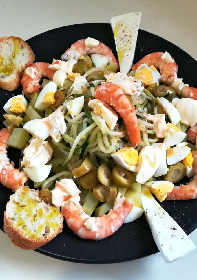 Una foto de Ensaladilla de calabacín