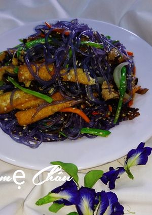 Hình của món Miến Trộn Chay Kiểu Thái.