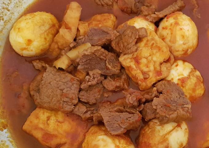 Bagaimana Membuat Bali Daging (+tahu dan telur) yang Sempurna