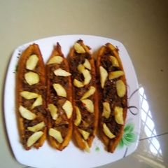 A picture of Filled plantain.