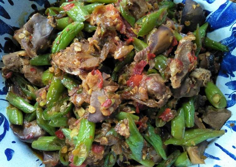 Bumbu memasak Oseng Pedas Buncis Ati Ampela, Bikin Ngiler