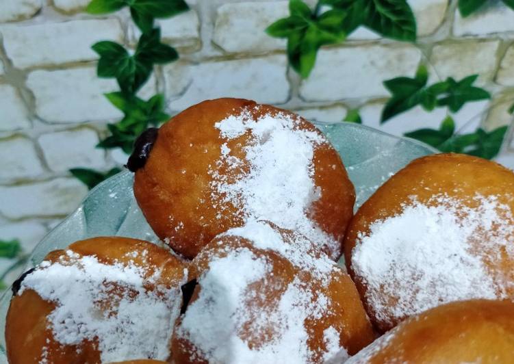 Bambolini ala² dengan Selai Coklat Homemade🥯🥯