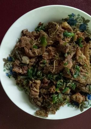 Foto resep Daging geprek cabe ijo