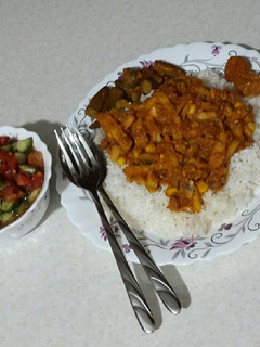 عکسی از دستور خورشت گوشت چرخ کرده