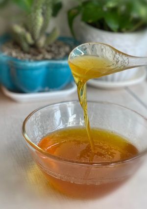 عکسی از دستور شربت بار برای زولبیا و بامیه😋