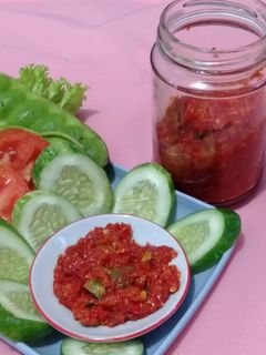 Foto resep Sambel bawang petai