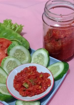 Foto resep Sambel bawang petai
