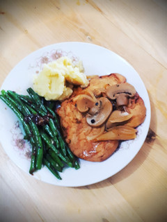 Foto resep Baby Beans Sautè + Mashed Potato