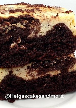 Cheesecake-Brownies Rezepthauptbild