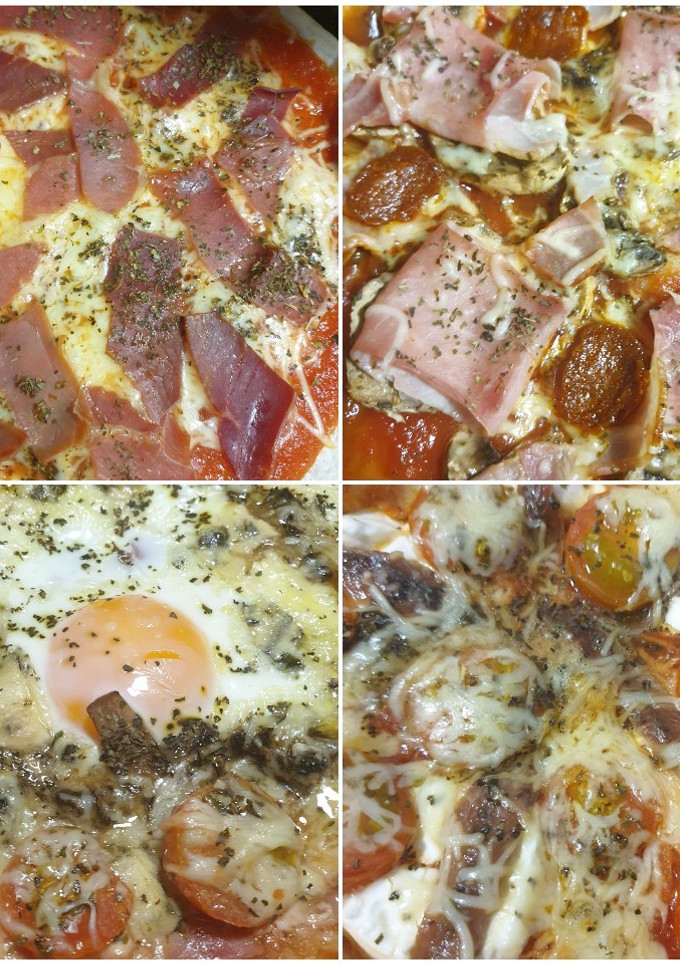 Una foto de Pizzas exprés con tortillas de trigo