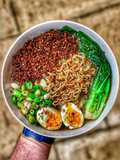 Crispy chilli beef ramen