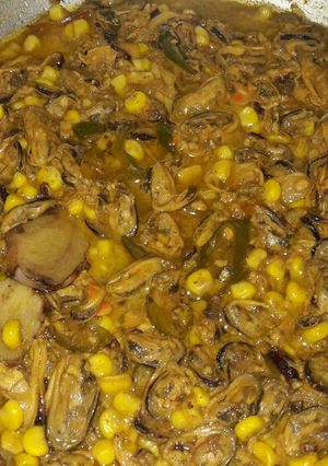 Foto resep Kerang hijau jagung saus tiram
