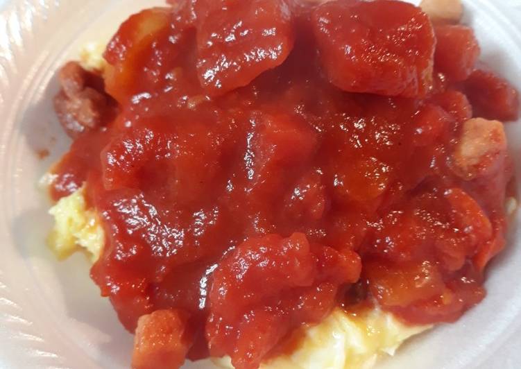 Easiest Way to Prepare Quick Eggs and Tomato Gravy Batch 3