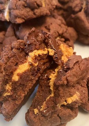 Une photo de Cookies choco beurre de cacahuète