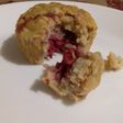 Málnás-banános muffin