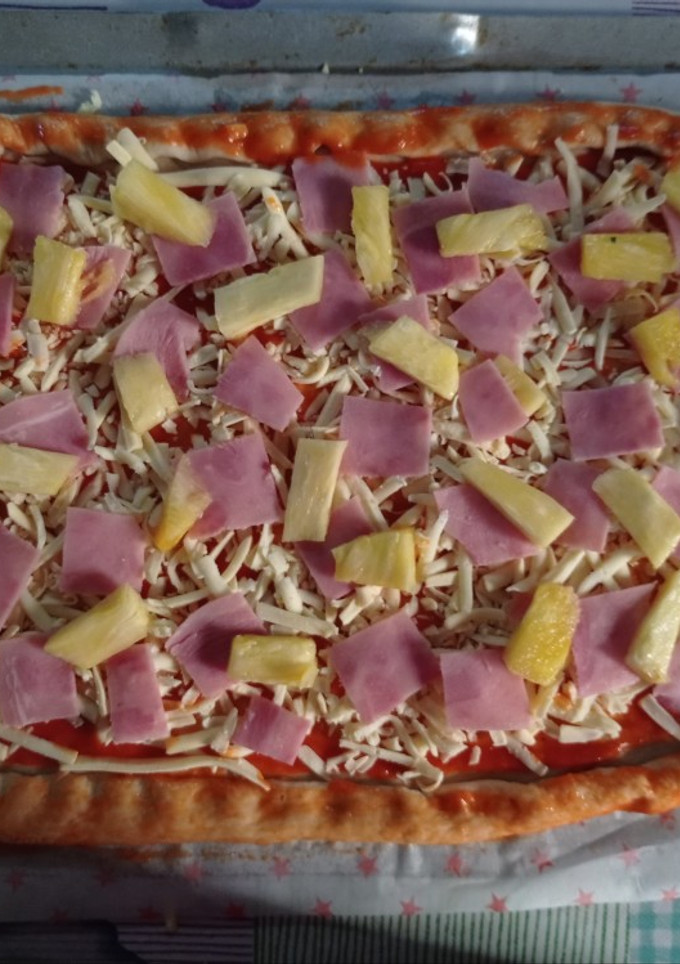 Una foto de Pizza