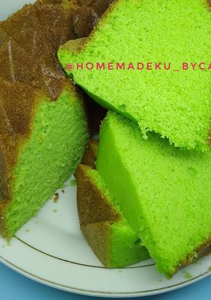 Foto resep Bolu Pandan Simple, No Oven