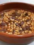 Fessolets con ternera estofada y ceps