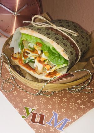 A picture of Chicken tikka in bb squares makes a delicious lunch box!.