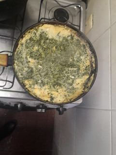 Una foto de Tortilla de espinacas