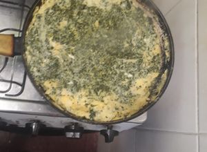 Una foto de Tortilla de espinacas