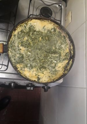 Una foto de Tortilla de espinacas