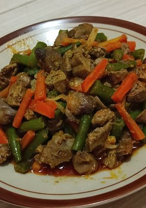 Foto resep Tumis buncis ati ampla plus wortel