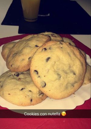 Una foto de Cookies con nutella