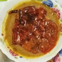 A picture of Punjabi Masoor Dal Tadka.