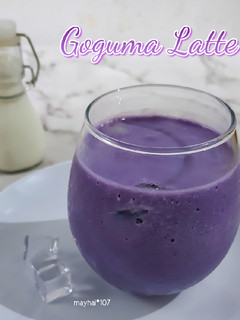 Foto resep Goguma latte / ubi ungu latte