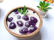 Gambar kolak biji salak ubi ungu