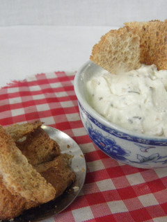Una foto de Queso de soja cremoso para untar