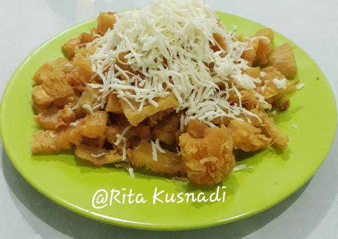 Resep Singkong Goreng Keju, Lezat Sekali