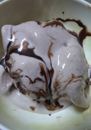 A picture of Chocolate icecream.