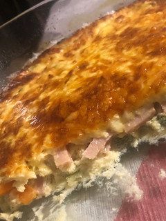 Una foto de Pastel calabacín y pavo
