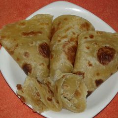 A picture of Soft layered chapati.
