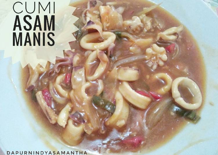 Resep Cumi asam manis enak simpel yang Bikin Ngiler