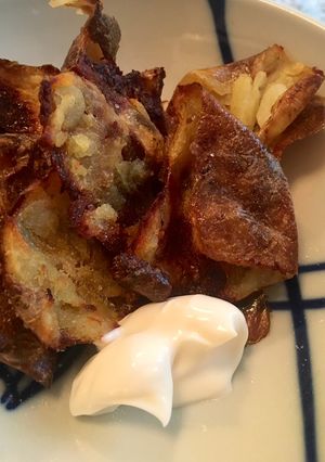 A picture of Crunchy Potato Skin Dippers.