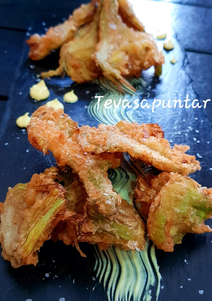 Una foto de Alcachofas en tempura