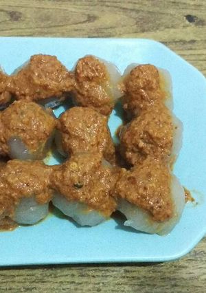 Foto resep Cilok ☺ Aci di apa yah?... Yaps.. Aci di colok😂 hehe