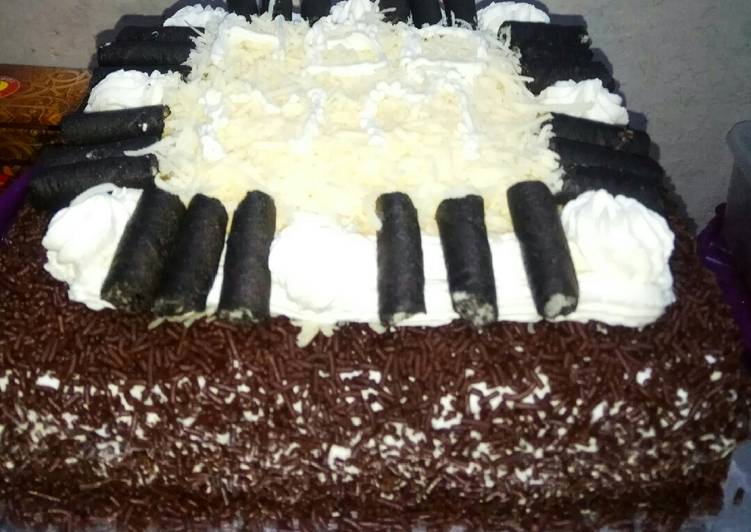 Brownies kukus sepecial ultah Mm anna