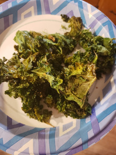 A picture of Baked Kale Chips.