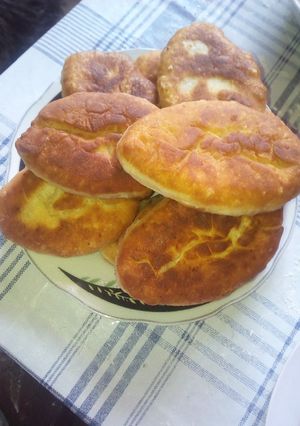 Фото Пирожки с картошкой на кефире.