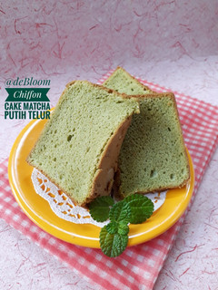 Foto resep 429. Chiffon Matcha/Green Tea Putih Telur #RabuBaru #BikinRamad