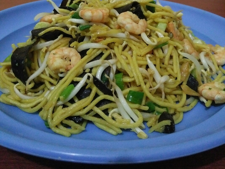 Resep Mi goreng udang Anti Gagal