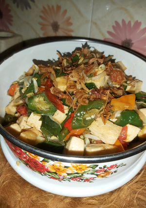 Foto resep Tumis toge mix tahu