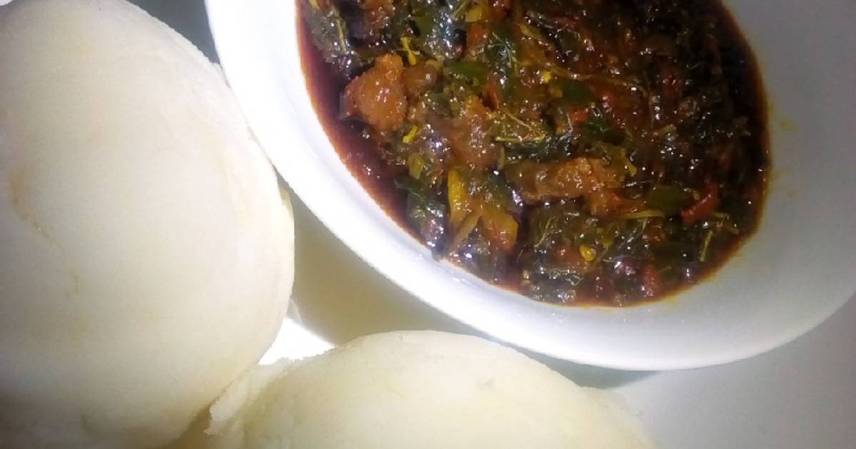 Pounded yam and vegetable soup recipes easy & tasty ideas for home