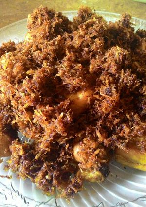 Foto resep Ayam goreng bumbu kelapa parut
