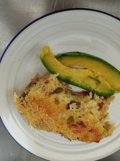 Una foto de Corona de arroz vegetariana